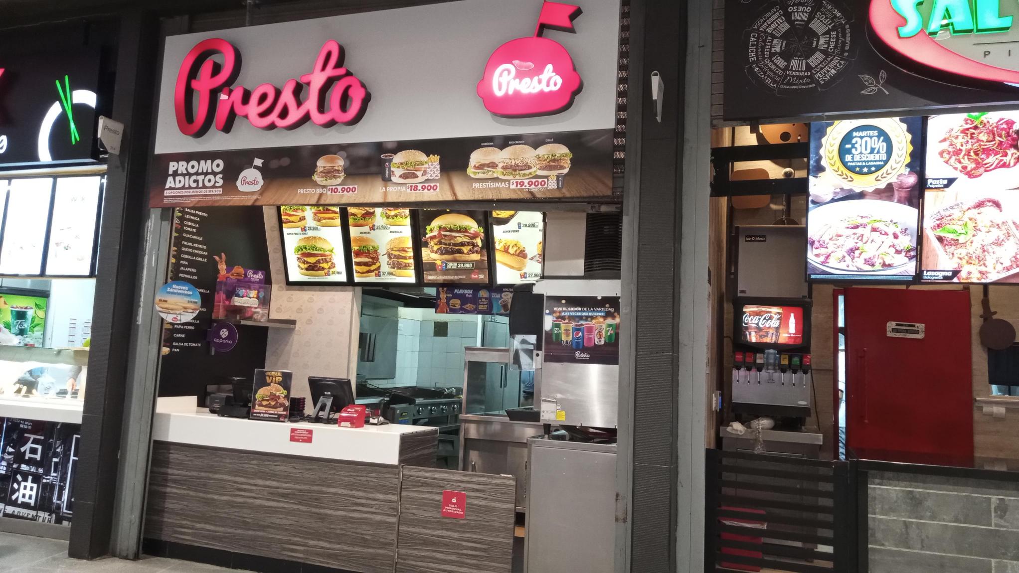 hamburguesas presto 