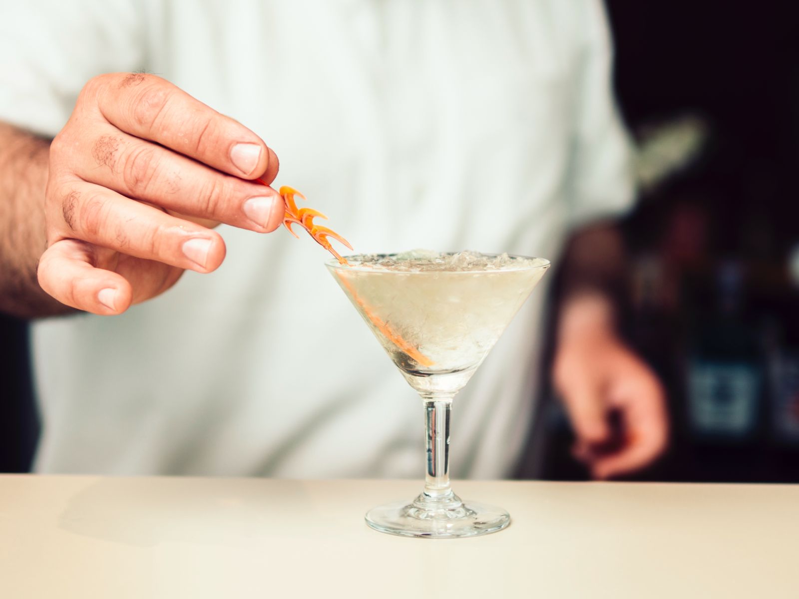 preparación del martini