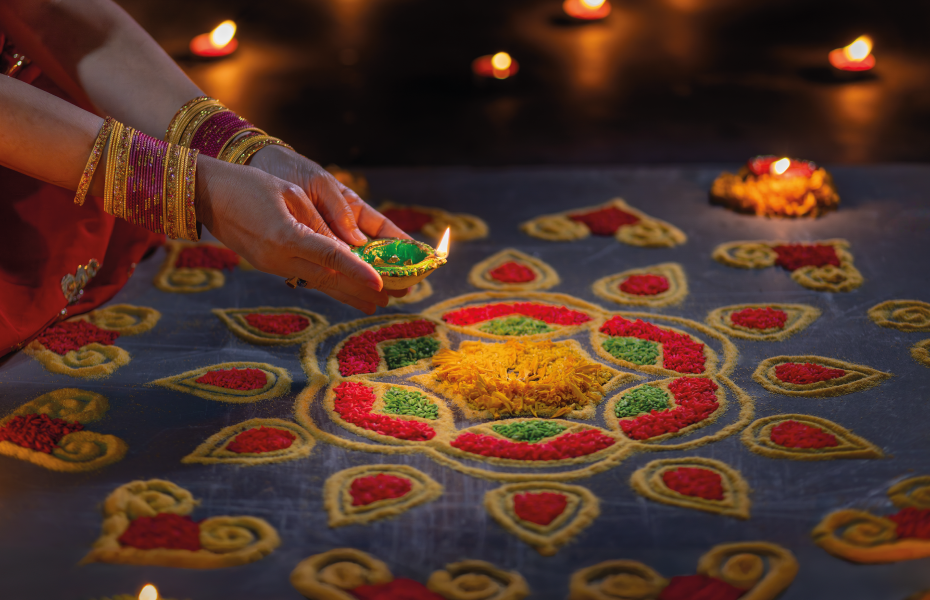 El Arte del Mundo: Rangoli Indio