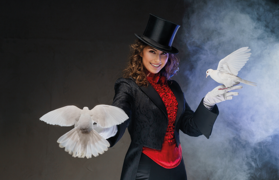 Show de Magia y Burbujas Gigantes